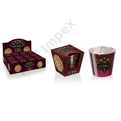 BRT6280GYPO Bartek poharas gyertya 115 gr Anti-Tobacco Wonderfull 12db/cs