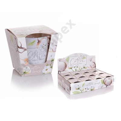 BRT6568GYPO Bartek poharas gyertya 115 gr COTTON 12db/cs