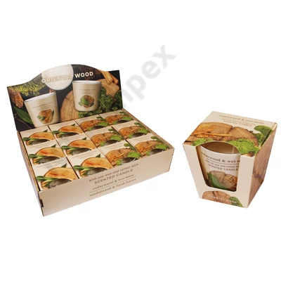 BRT6967GYPO Bartek poharas gyertya 115 gr Oriental Wood 12db/cs