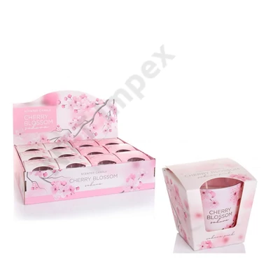 BRT7183GYPO Bartek poharas gyertya 115 gr Cherry Blossom 12db/cs