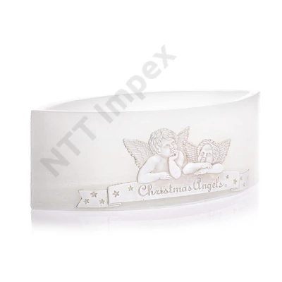 BRT7270GYLA LAMPION Christmas Angel Pearl Csónakos 265x95mm