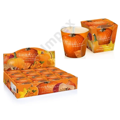 BRT8017GYPO Bartek poharas gyertya 115 gr Pumpkin Season 12db/cs