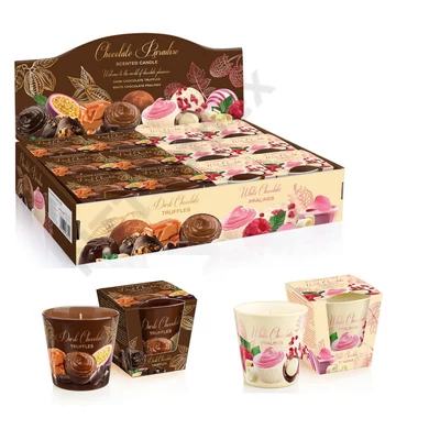 BRT8310GYPO Bartek poharas gyertya 115 gr Chocolate Paradise 12db/cs