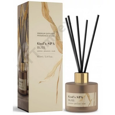 BRT8370ILSB Szobaillat diffúzor illatrudak 100ml God's Spa (Bliss)