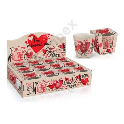 BRT8449GYPO Bartek poharas gyertya 115 gr For a Loved One 12db/cs 