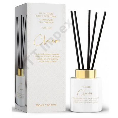 BRT8463ILSB Szobaillat diffúzor illatrudak 100ml Clair (For Her)