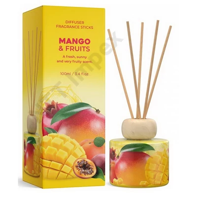 BRT8487ILSB Szobaillat diffúzor illatrudak 100ml Mango&Fruits