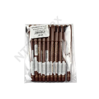 RVR5488DRKZ Szemöldök ceruza + kefe SÖTÉT BARNA 10db/cs