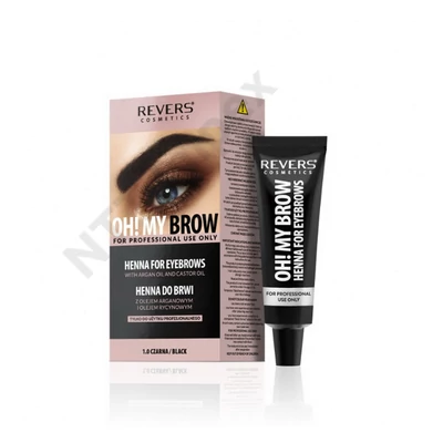 RVR9688DRKZ HENNA krémfesték szemöldök és szempillához BLACK