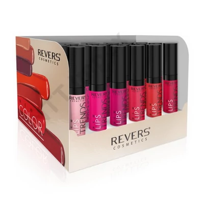 RVR9975DRKZ NEW LIPS TRENDS Folyékony rúzs, SET I MIX 24db/cs