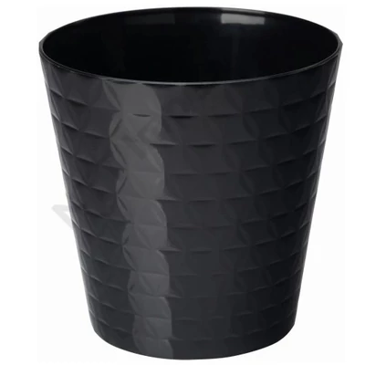 DDK5594HKMU Kaspó DIAMENT kerek 15 műa. 15x15cm fekete FP3730015