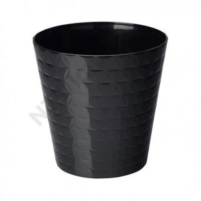 DDK5600HKEE Kaspó DIAMENT kerek 17 műa. 17x17cm fekete FP3740015