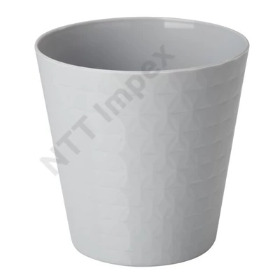 DDK5602HKMU Kaspó DIAMENT kerek 17 műa. 17x17cm szürke FP3740040