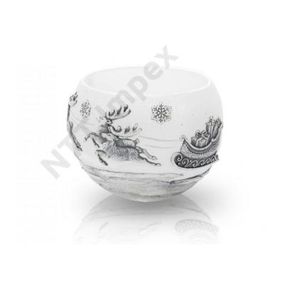 BRT6936GYLA LAMPION Gömb 120 mm  Rénszarvas 