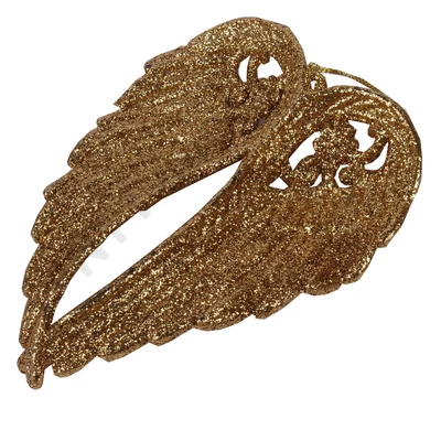 DDK0491LDLK Angyalszárny glitteres műa. 14,5x11x2cm DD50491