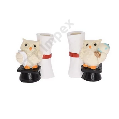DDK5901LDLK Bagoly poly 5,3cm sárga S/2  DD55901