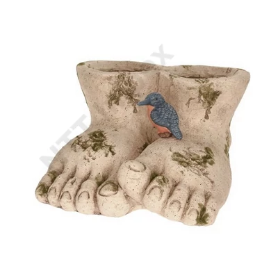 DDK1536LDLK Kaspó láb formájú kerámia 33x38,5x19,5cm  DD61536