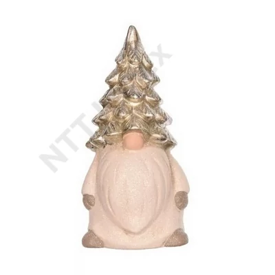 DDK2688LDLK Manó fenyővel, porcelán, 10x9,8x19,5cm SSS, DD62688