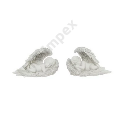 DDK5678LDLK Angy al szárny án fekv ő, glitteres, poly , 6,5x 3x 4 cm, DD65678