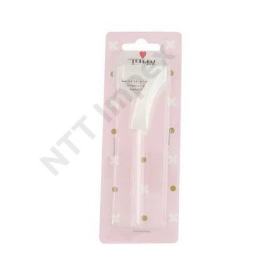 DDK7015GYTR Szülinapi számgyertya 7-s betűzős parafin 5cm fehér DD67015