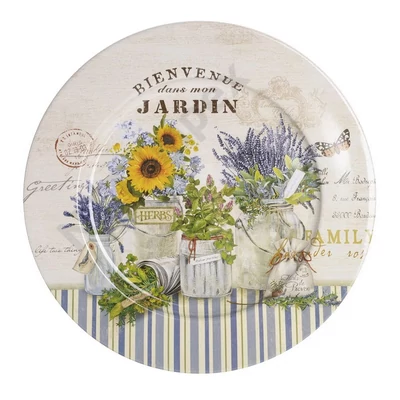 QXI9369HKEE BÁD.TÁLCA KÖR. JARDIN.080816