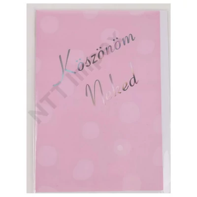 QXI5662PIEE KÉPESLAP KÖSZÖNÖM NEKE 13*19 363183