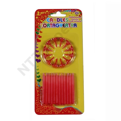FST0005GYTR TORTAGYERTYA SZÍNÁTMENETES 24db-os FST0005