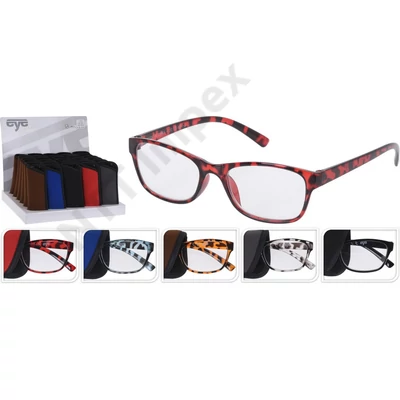 KPM1178HKEC Olvasó szemüveg tokkal, 30db/cs. 255000010