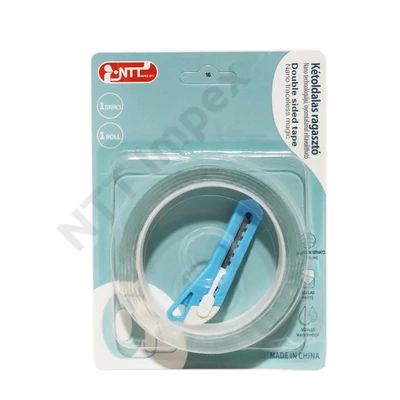 HKS6506HKEE Kétodalas ragasztó 1.4mx2.4cm + vágó HKS-6506