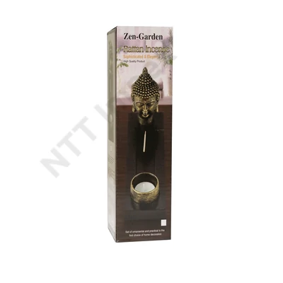 HKS6638GYTT Buddha Mécses-füstölőtartó 24*7*10.5x9cm HKS-6638