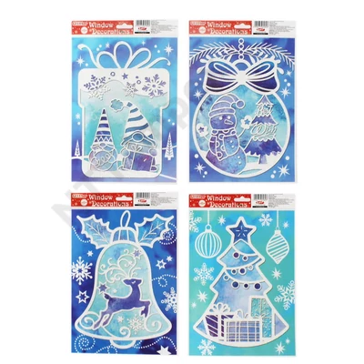 FKD7080LDMT Ablakmatrica Glitteres Kari 20x30cm FKD-7080