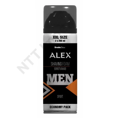 MAL1731DRBR Alex borotvahab 400ml XXL sport