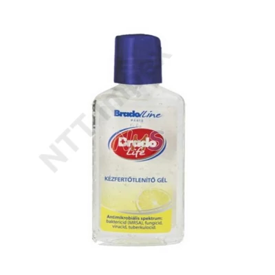 MAL7073DRHT BRADOlife kézfertötlenítő gél 50ml Citrom