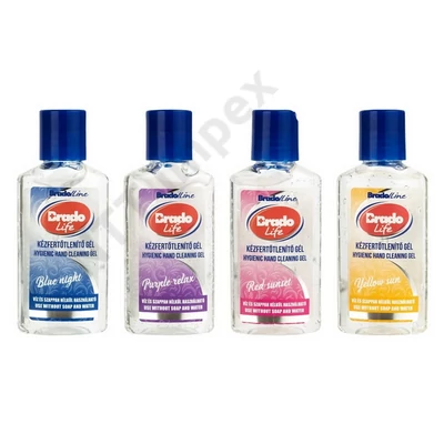 MAL7100DRHT BRADOlife kézfertötlenítő gél 50ml Parfümös