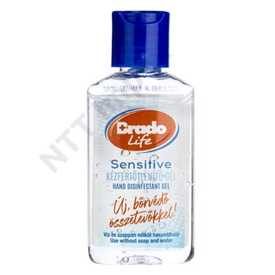 MAL7221DRTA BRADOlife kézfertötlenítő gél 50ml Sensitive