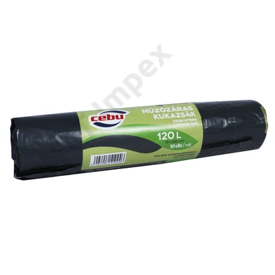 GLS1024HKSS CEBU ÖKO húzózárás szemeteszsák 120l