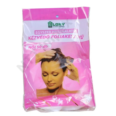 GLS7235HKEE PE fóliakesztyű 50db/cs