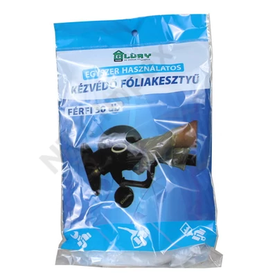 GLS7412HKEE PE fóliakesztyű 50db/cs