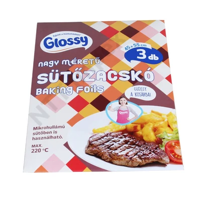 GLS8599FESE Glossy sütőzsacskó 3db. nagy méretű
