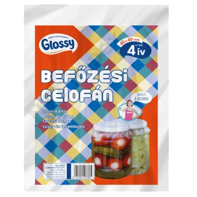 GLS8738FEKK Glossy Befőzési celofán 4 íves