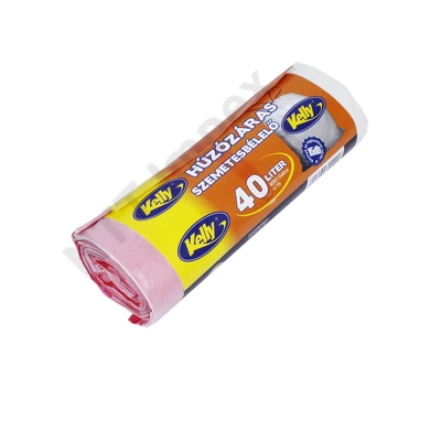 KEL0290HKEE Kelly húzózárás kukazsák 40l