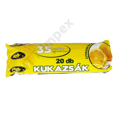 KEL2335HKEE Kelly kukazsák 35l citromos