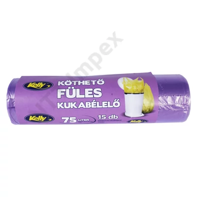 KEL2340HKEE Kelly kötőfüles szemeteszsák 75l