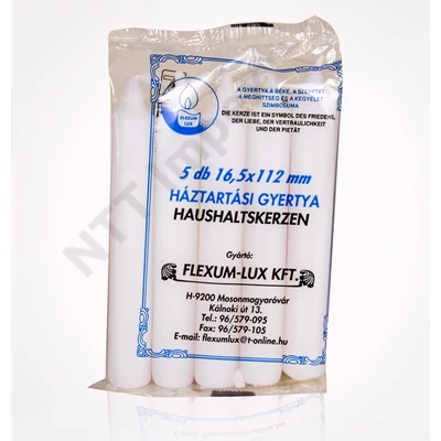 FXM0200GYHA Háztartási gyertya 2 dkg/db 5db/cs