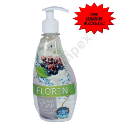 FLR2288DRSP Floren folyékony szappan 400ml - Elderberry - Aloe vera