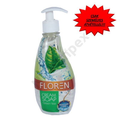 FLR2290DRSP Floren folyékony szappan 400ml - Green Tea