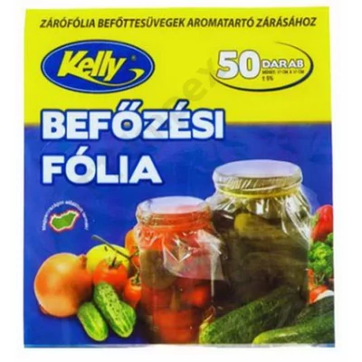KEL1201FEKK Kelly befőzési fólia /50 lap/