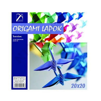 TTP0059PIIS Origami lap T-Creativ 20x20cm intenzív, 10 lapos