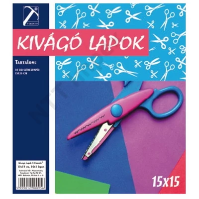 TTP0095PIIS Kivágólap T-Creatív 15x15cm 10 ív/cs