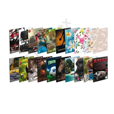 TTP0439PIIS Füzet T-Creativ A/5 20-32 sima, vegyes minta